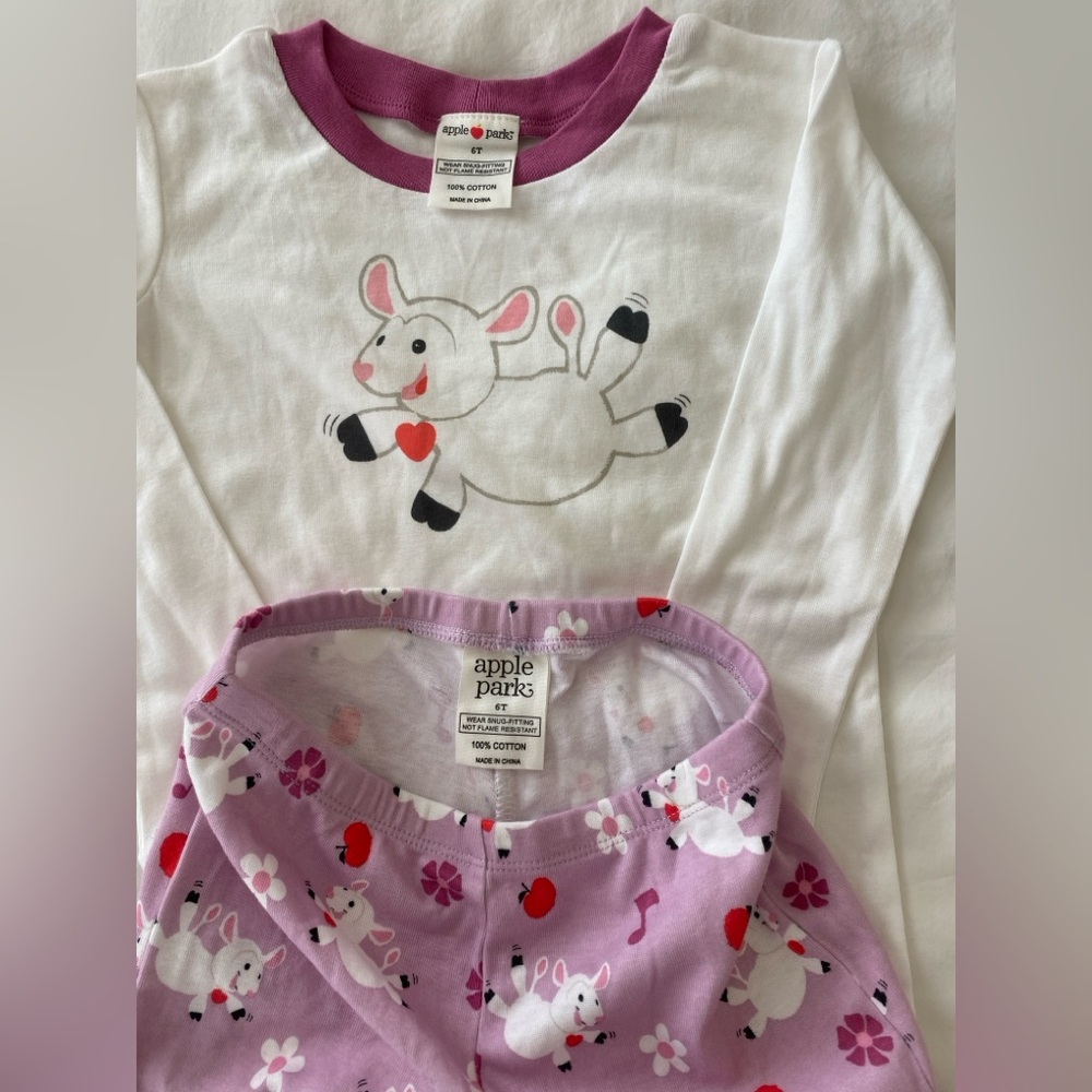 Cotton Lamb Pajamas by Apple Park